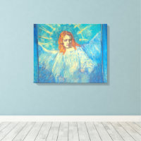 Meia Figura de um Anjo por Vincent van Gogh