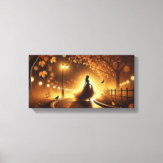 Impressão Em Tela Meia-noite Waltz no Mist