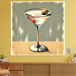 Impressão Em Tela Meio século Moderno 1 Pintura de Martini Olive