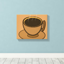 Impressão Em Tela Meio século Moderno Café Marrom