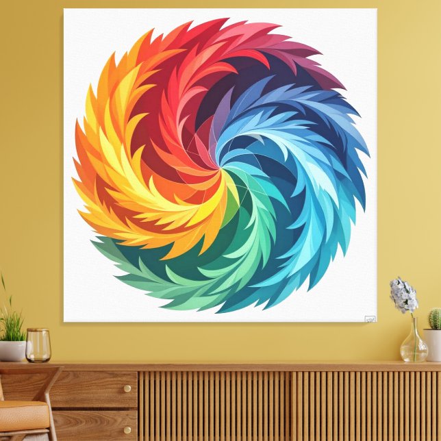 Impressão Em Tela  „Meister der 4 Elemente“   (Insitu(Sala de estar))