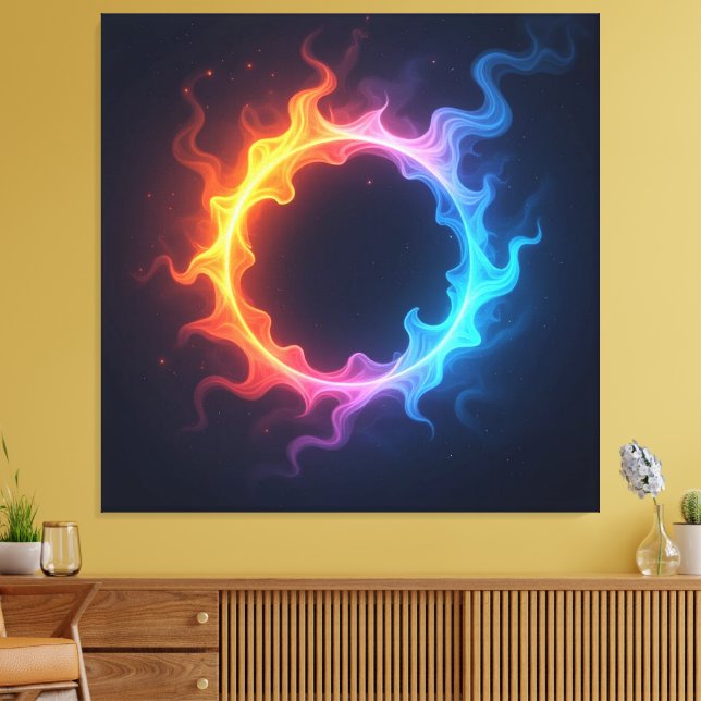 Impressão Em Tela  „Meister der 4 Elemente“   (Insitu(Sala de estar))