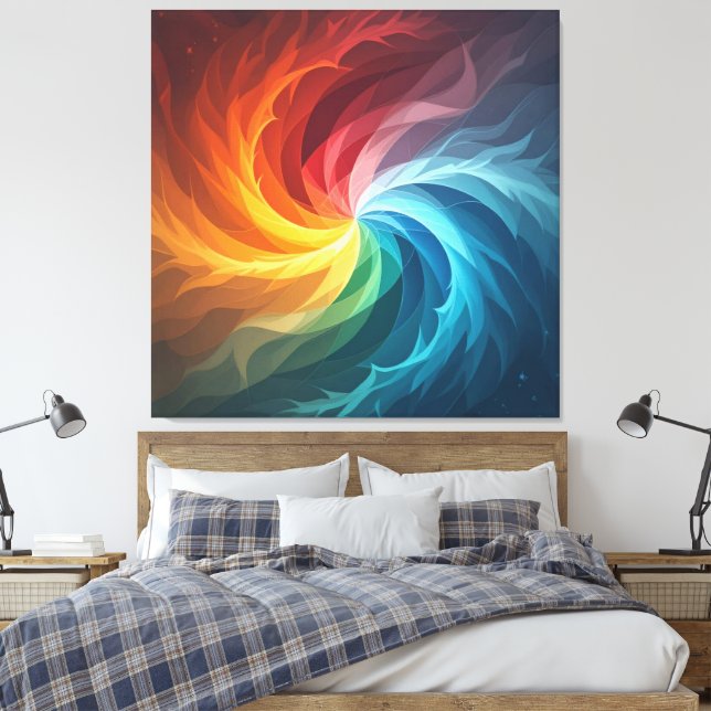 Impressão Em Tela  „Meister der 4 Elemente“   (Insitu(Quarto))