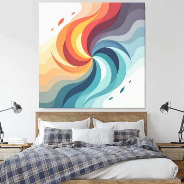 Impressão Em Tela  „Meister der 4 Elemente“   (Insitu(Quarto))