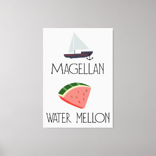 Impressão Em Tela Melão de Água Magellan