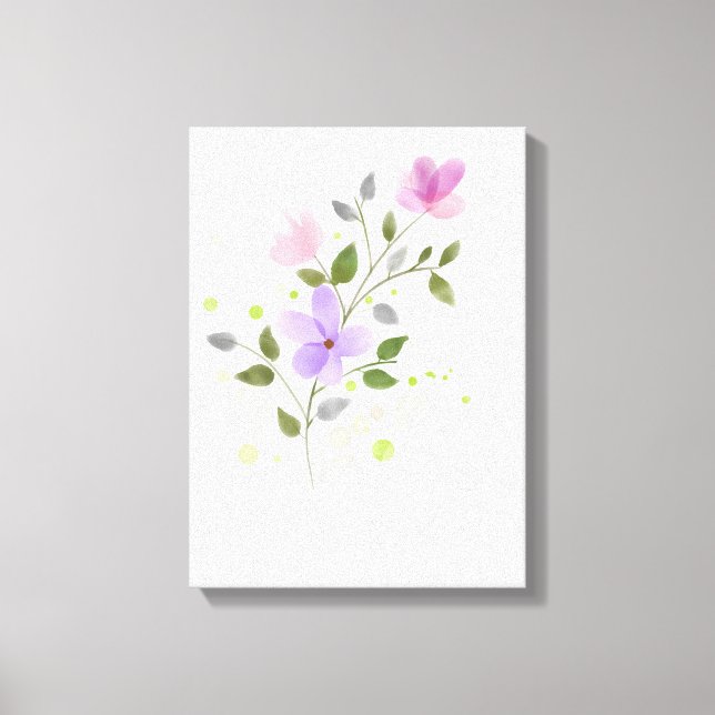 Impressão Em Tela Melhor Flor  (Frente)