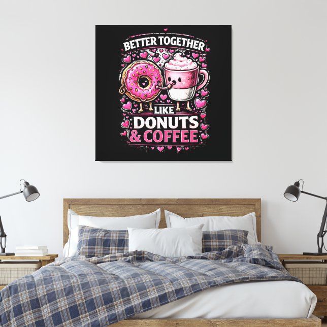 Impressão Em Tela Melhor Juntos  (Insitu(Quarto))