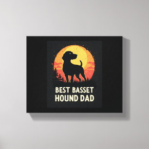 Impressão Em Tela Melhor Pai Padre Cão - Camiseta de Caça-Vintage
