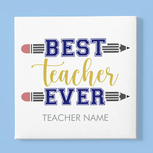 Impressão Em Tela Melhor Professora Personalizada De Todos Os tempos