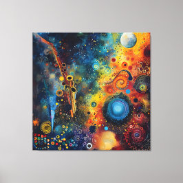 Impressão Em Tela Melodia das Esferas