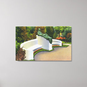 Impressão Em Tela Memorial de Trudeau, cena do sanatório de Trudeau