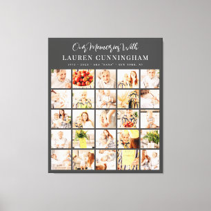 Impressão Em Tela Memorial Simple Modern Minimalist 25 Colagem de Fo