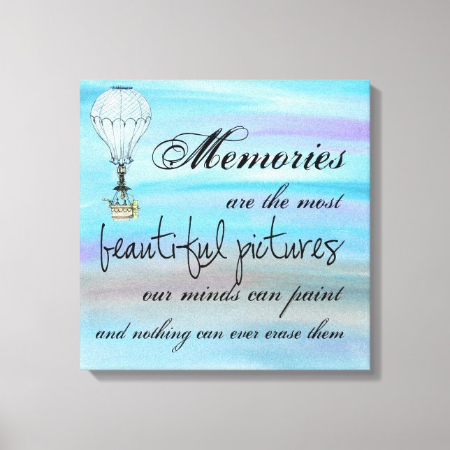 Impressão Em Tela Memórias (Frente)