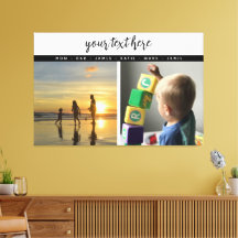 Memórias personalizadas de amor da família de foto