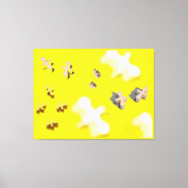 Impressão Em Tela Memphis Design Jacks (Frente)