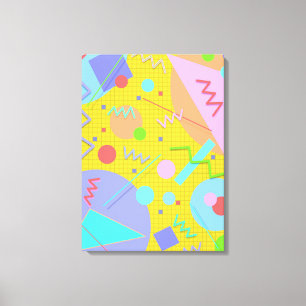 Impressão Em Tela Memphis No. 43