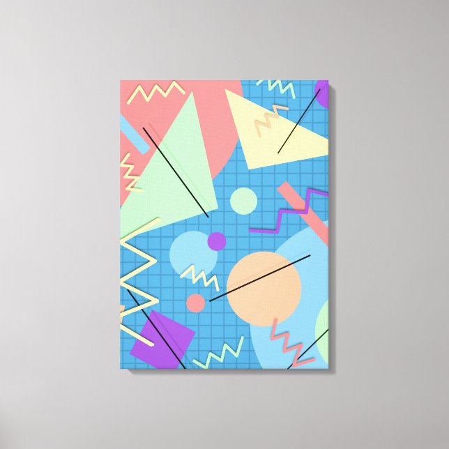 Impressão Em Tela Memphis No. 6 (Frente)