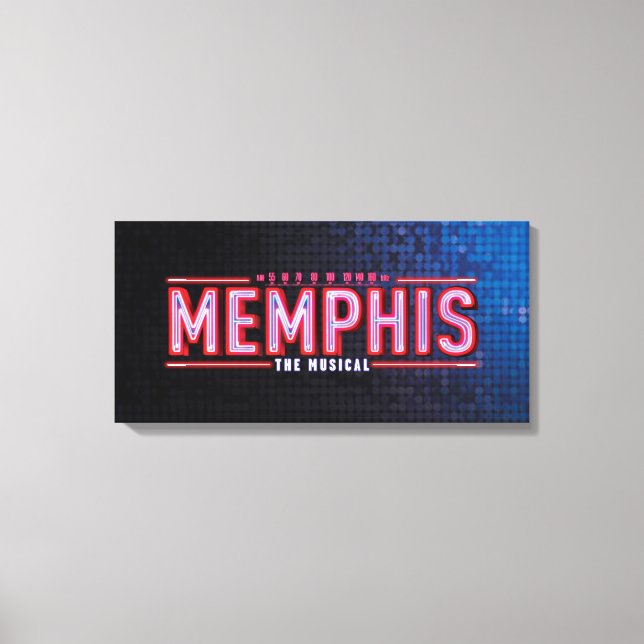 Impressão Em Tela MEMPHIS - O Logotipo Musical (Frente)