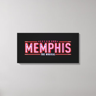 Impressão Em Tela MEMPHIS - O Logotipo Musical