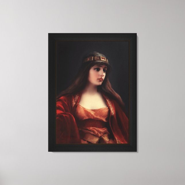 Impressão Em Tela Menina beduína de Luis Ricardo Falero (Frente)