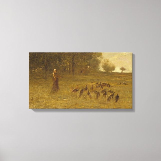 Impressão Em Tela Menina com Perus (Frente)