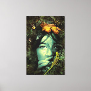 Impressão Em Tela Menina da fantasia