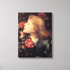 Impressão Em Tela Menina Escolhendo uma Flor Bonita (por G.F. Watts)