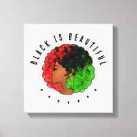 Menina negra pan-africana mulher orgulho verde ver