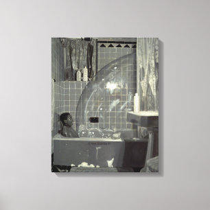 Impressão Em Tela Menino e a bolha 1990