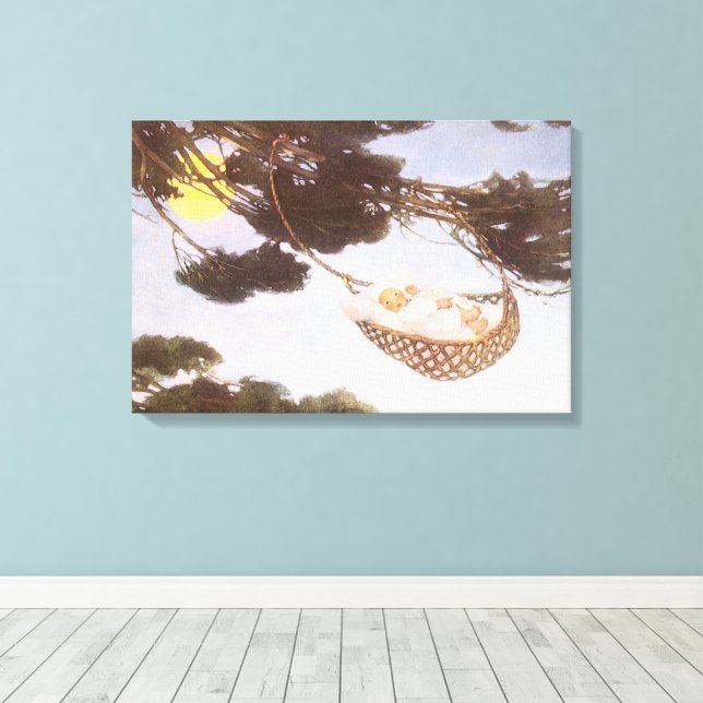 Impressão Em Tela Menino na árvore de Hassoc por Jessie Willcox Smit (Insitu(piso de madeira))