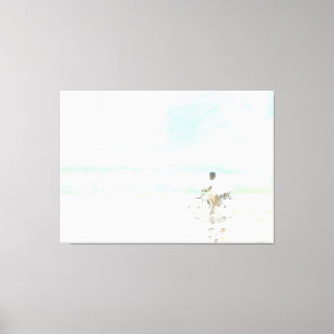 Impressão Em Tela Menino na bicicleta