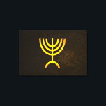 Impressão Em Tela Menorah Flame<br><div class="desc">Uma renderização digital da menorah judaica de sete ramificações (hebraico: מְ נ וֹ ה ‎). Adicione seu próprio texto. A menorah de sete ramificações, usada no santuário portátil montado por Moisés na selva e, mais tarde, no Templo em Jerusalém, tem sido símbolo do judaísmo desde a Antiguidade e é o...</div>