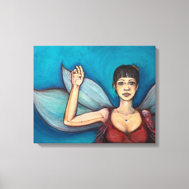 Impressão Em Tela Méridien du Coeur, Fairy Art / Heart Meridian (Frente)