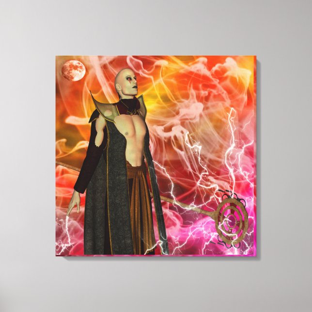 Impressão Em Tela Merlin (Frente)