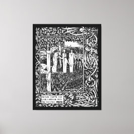 Impressão Em Tela Merlin leva a criança Arthur