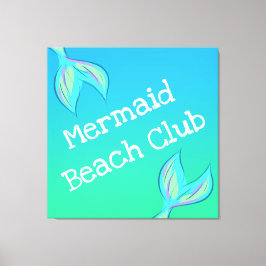 Impressão Em Tela Mermaid Beach Club