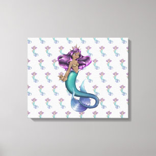 Impressão Em Tela Mermaid Iole