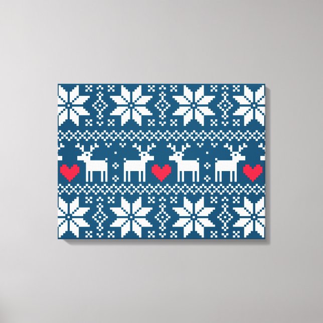 Impressão Em Tela Merry Christmas pattern 2 (Frente)