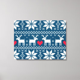 Impressão Em Tela Merry Christmas pattern 2