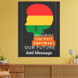 Impressão Em Tela Mês da História Negra