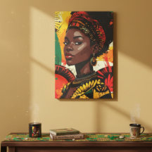 Mês da História Negra Arte Espiritual Rainha Real