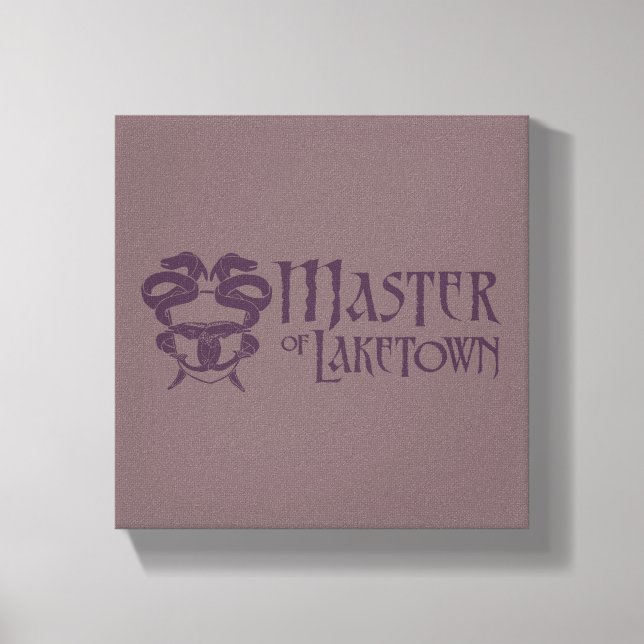 Impressão Em Tela Mestre do nome de Laketown (Frente)