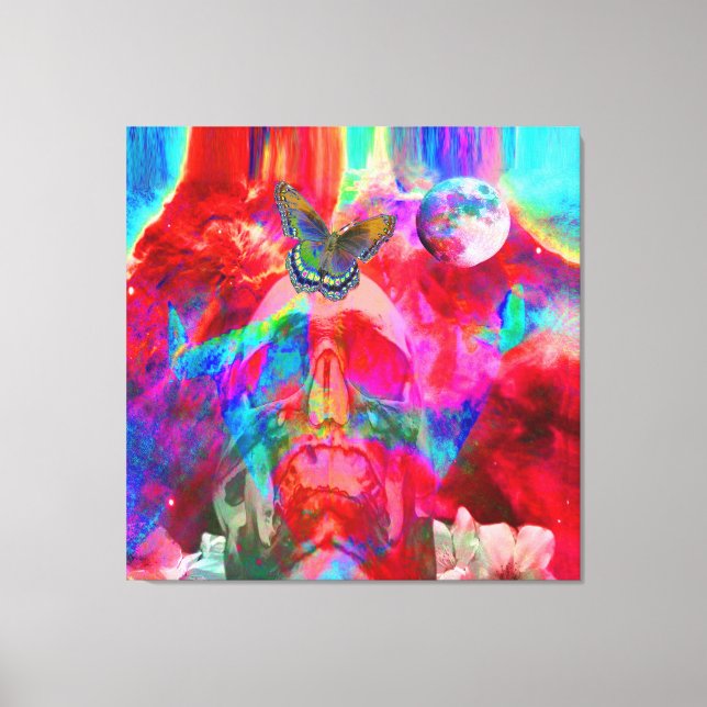 Impressão Em Tela Metamorfose de vida (Frente)