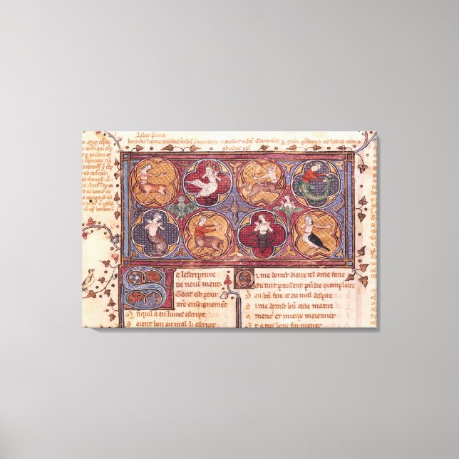 Impressão Em Tela Metamorfoses, de Ovid Moralize (Frente)