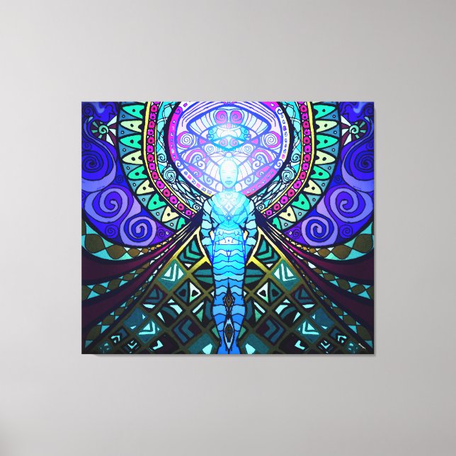 Impressão Em Tela Metatron Angel Of Pensamento (Canvas) (Frente)
