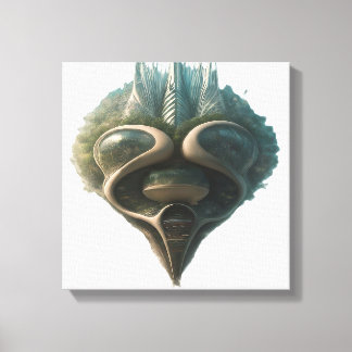 Impressão Em Tela Metrópole em Evolução: Onde Passado Encontra Futur