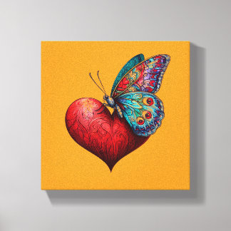 Impressão Em Tela Meu Coração É Seu