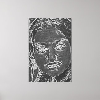 Impressão Em Tela Meu pincel de arte digital
