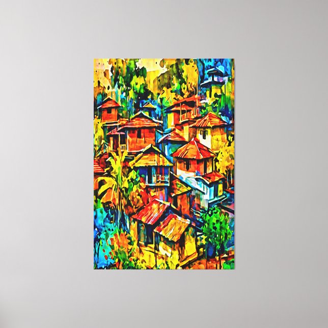 Impressão Em Tela Meu pincel de arte digital (Frente)