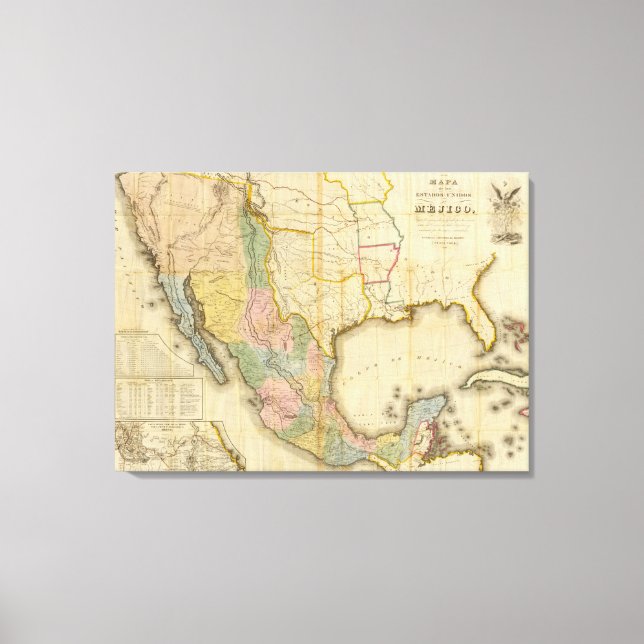 Impressão Em Tela México e Estados Unidos (Frente)